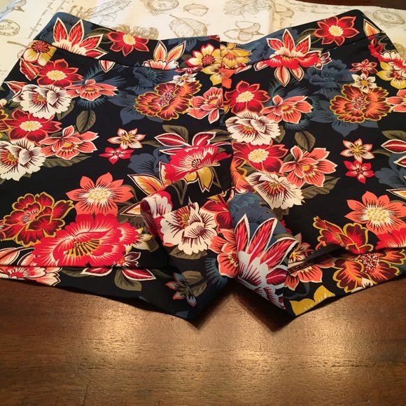 LOFT Pants - Ann Taylor Loft Floral Print Shorts NWOT